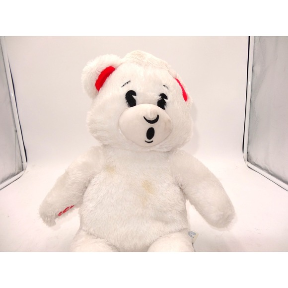 Build-A-Bear Ghostbusters 18" White Teddy Bear Plush BAB - Picture 3 of 10